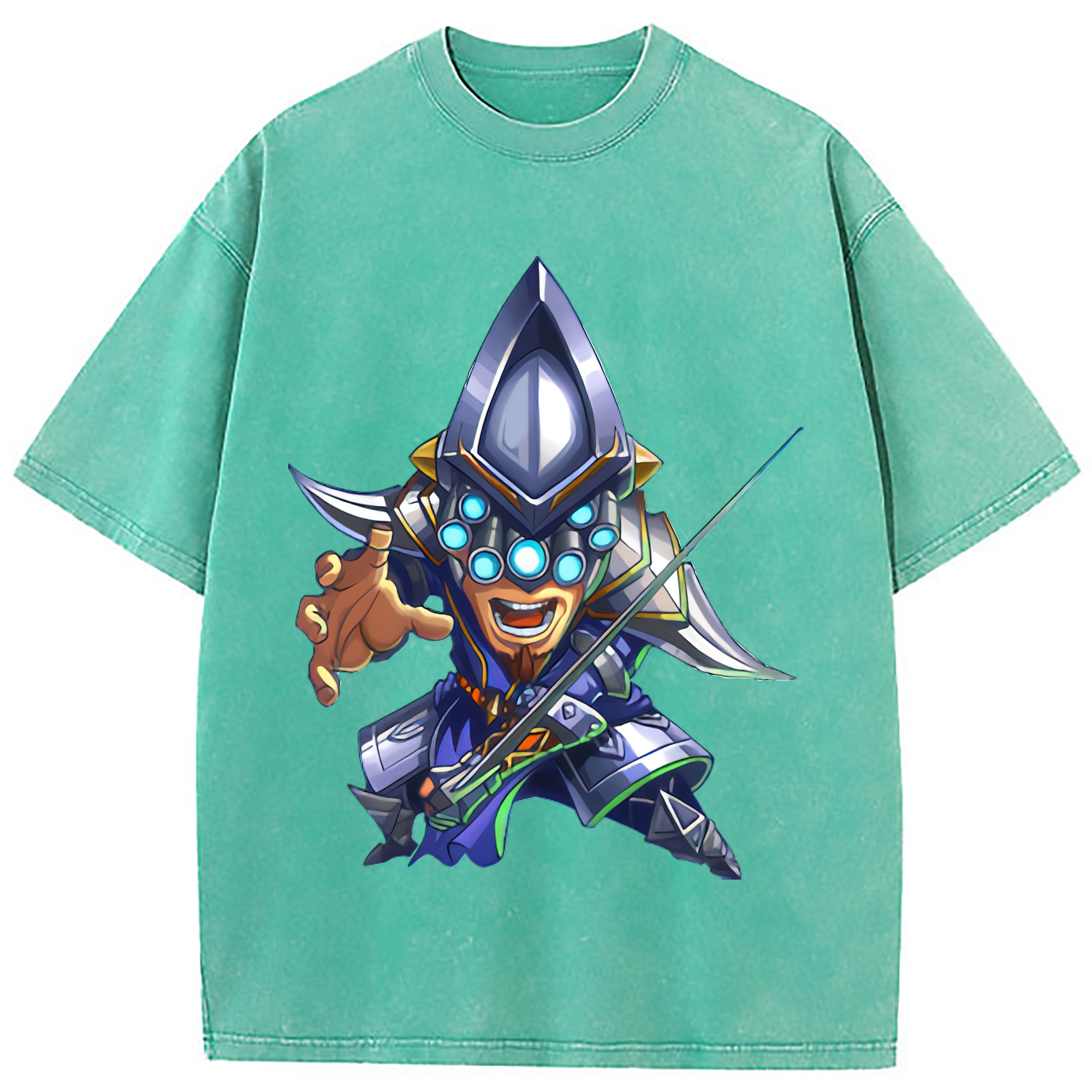 （画像用） リーグ・オブ・レジェンド League of Legends LOL 綿100% ヴィンテージ風 半袖Tシャツ（フロントプリント）